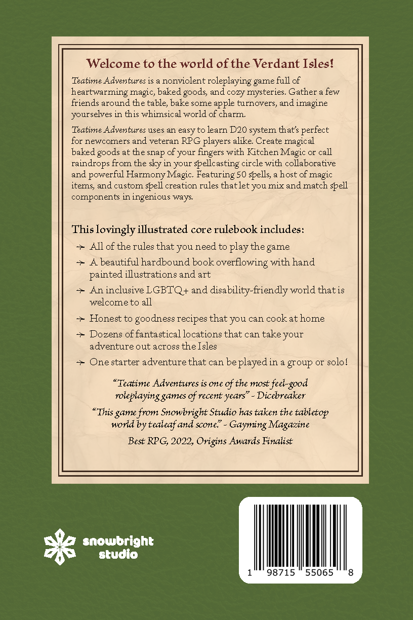 Teatime Adventures: Core Rulebook 2E