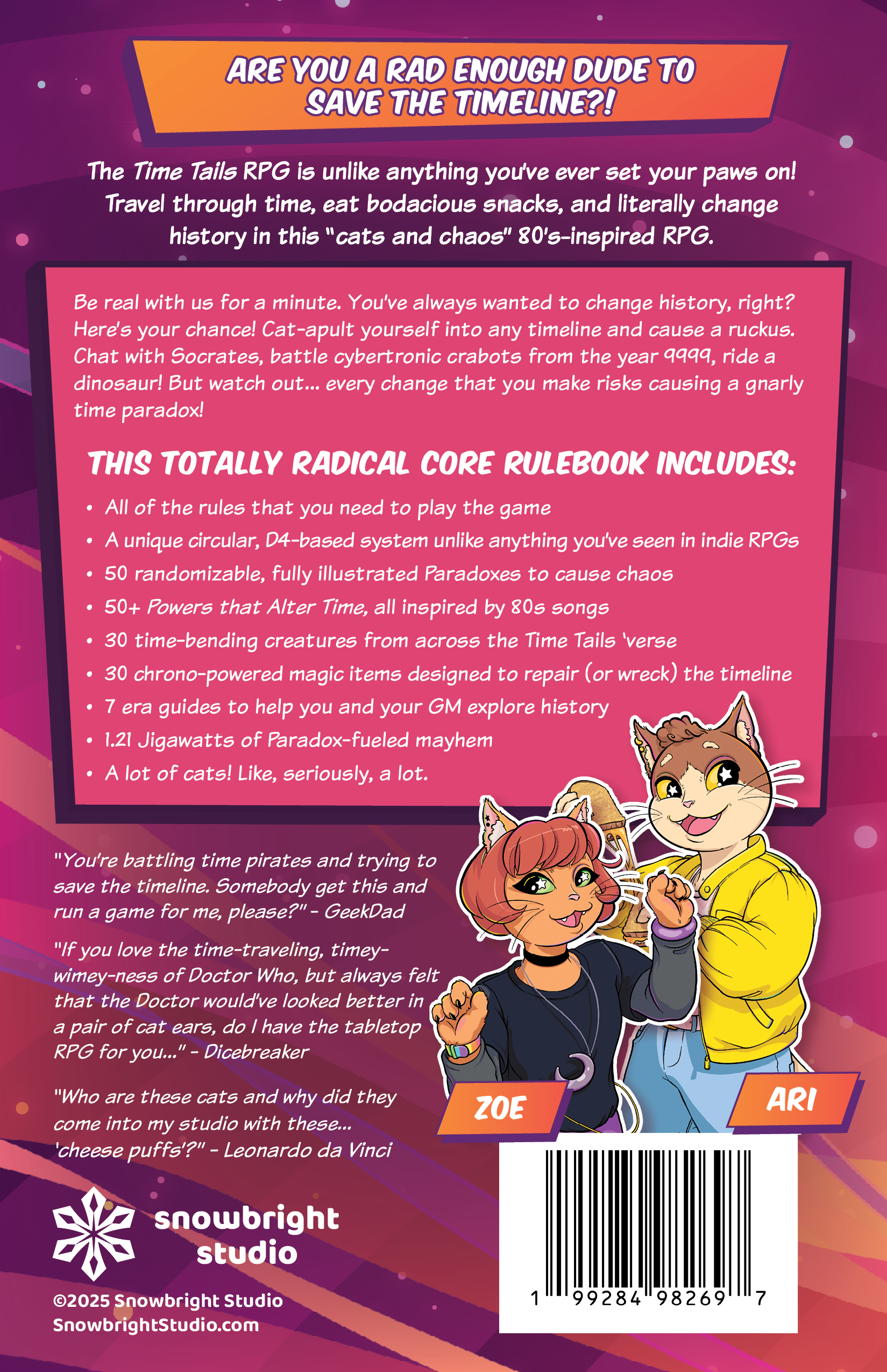 Time Tails RPG Core Rulebook